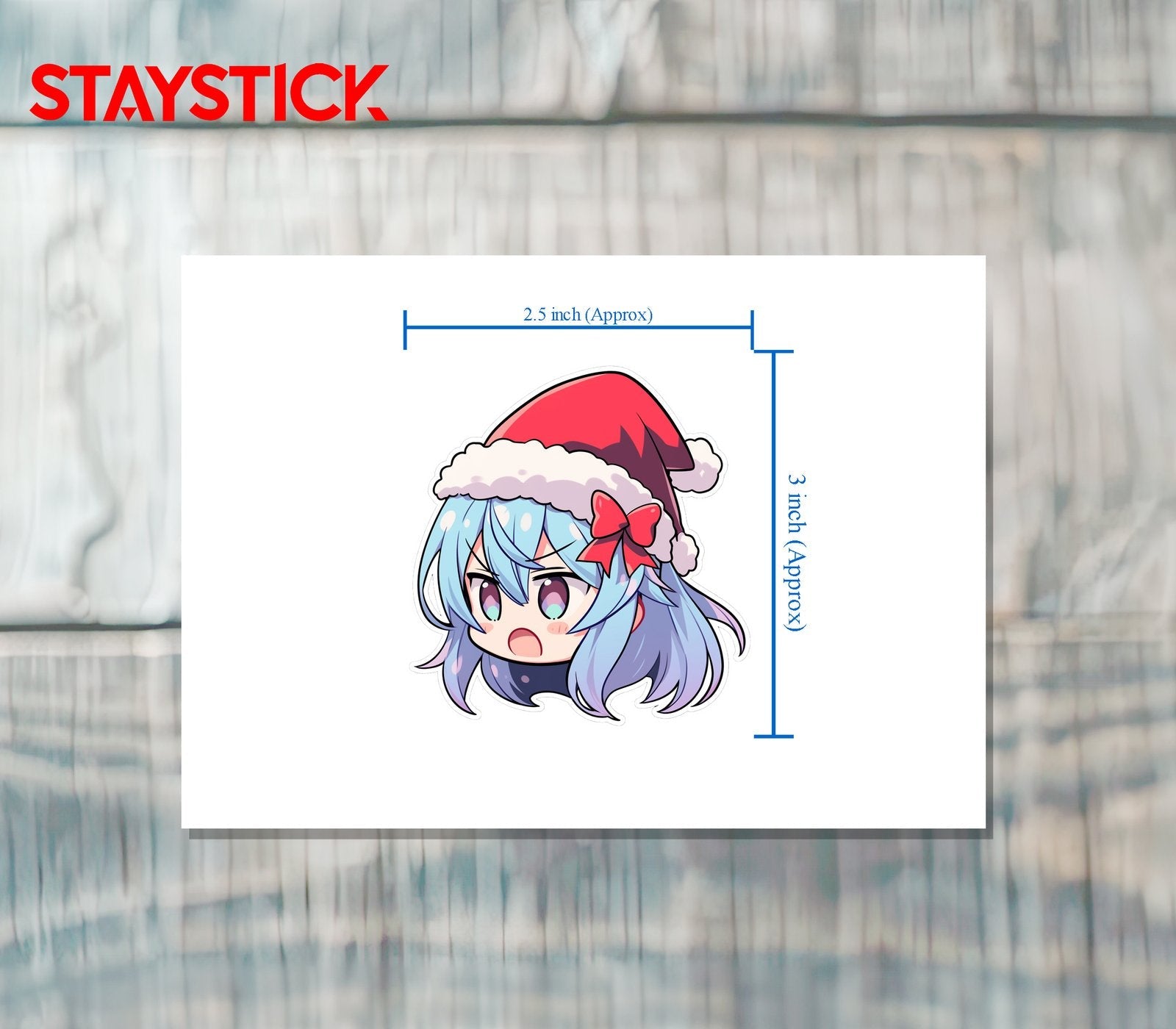 funny girl sticker Premium Vinyl Sticker