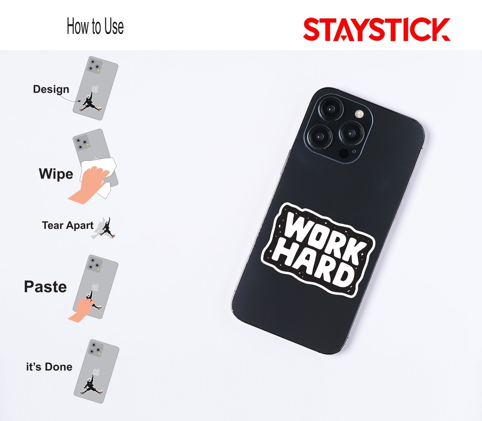 MOTIVATE STICKER Metalized Sticker