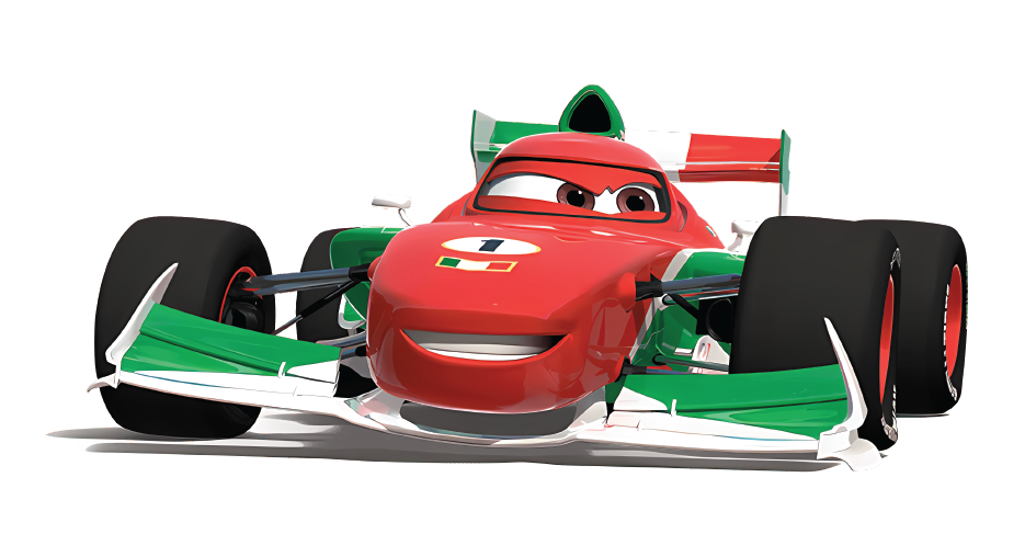 Francesco Bernoulli Cars Movie Sticker Premium Vinyl Sticker