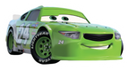 Cars 24 Green Racing Car Sticker Premium Vinyl Sticker