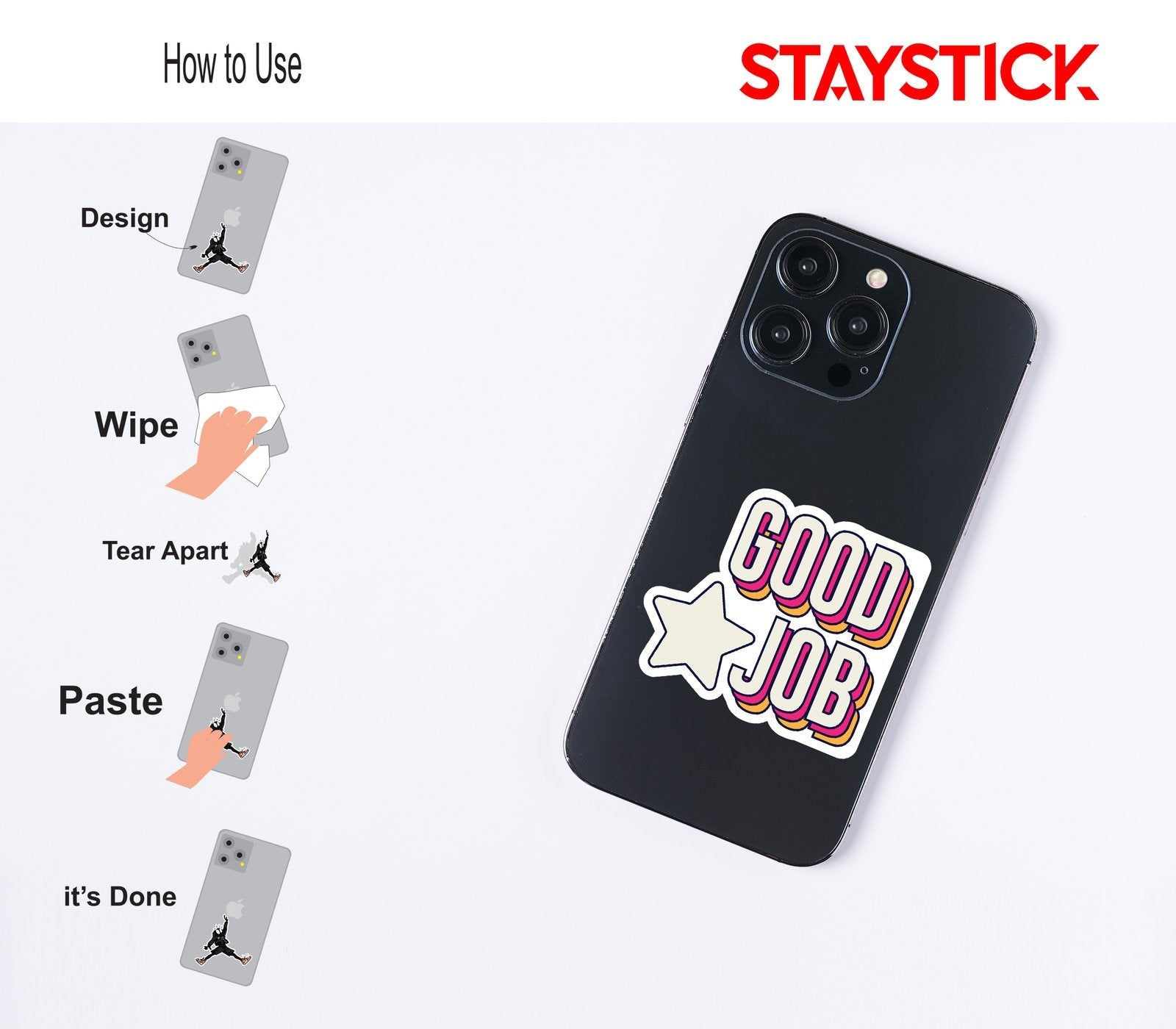 MOTIVATE STICKER Metalized Sticker