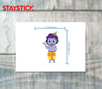 Smile Krishna Sticker Premium Vinyl Sticker