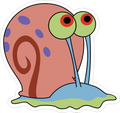 Gary the Snail Sticker Premium Vinyl Sticker