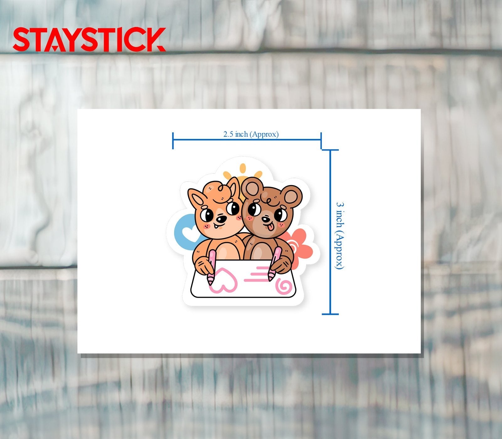 Twin Emoji Sticker Premium Vinyl Sticker