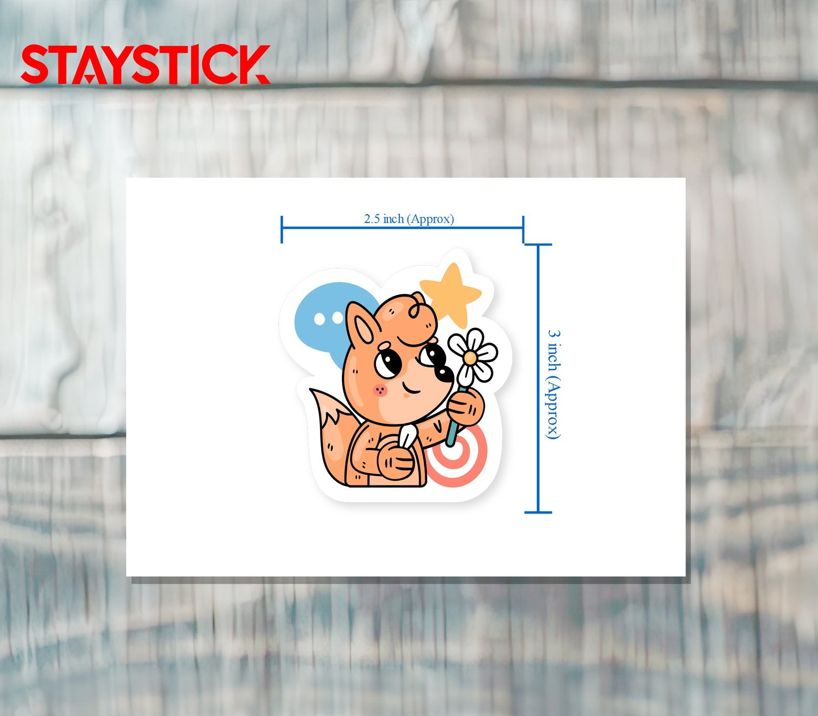 Cartoon Sticker Premium Vinyl Sticker