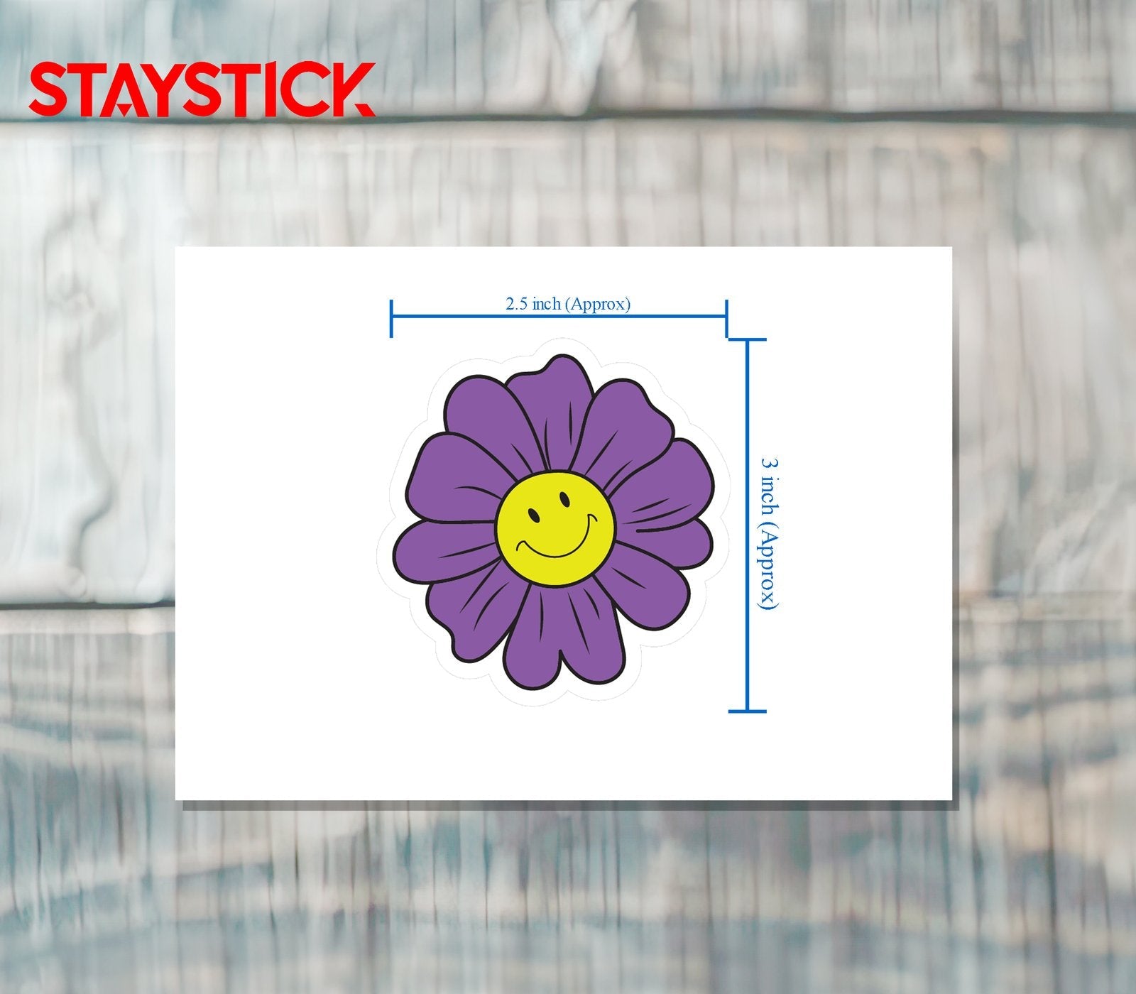 FLOWER STICKER Premium Vinyl Sticker