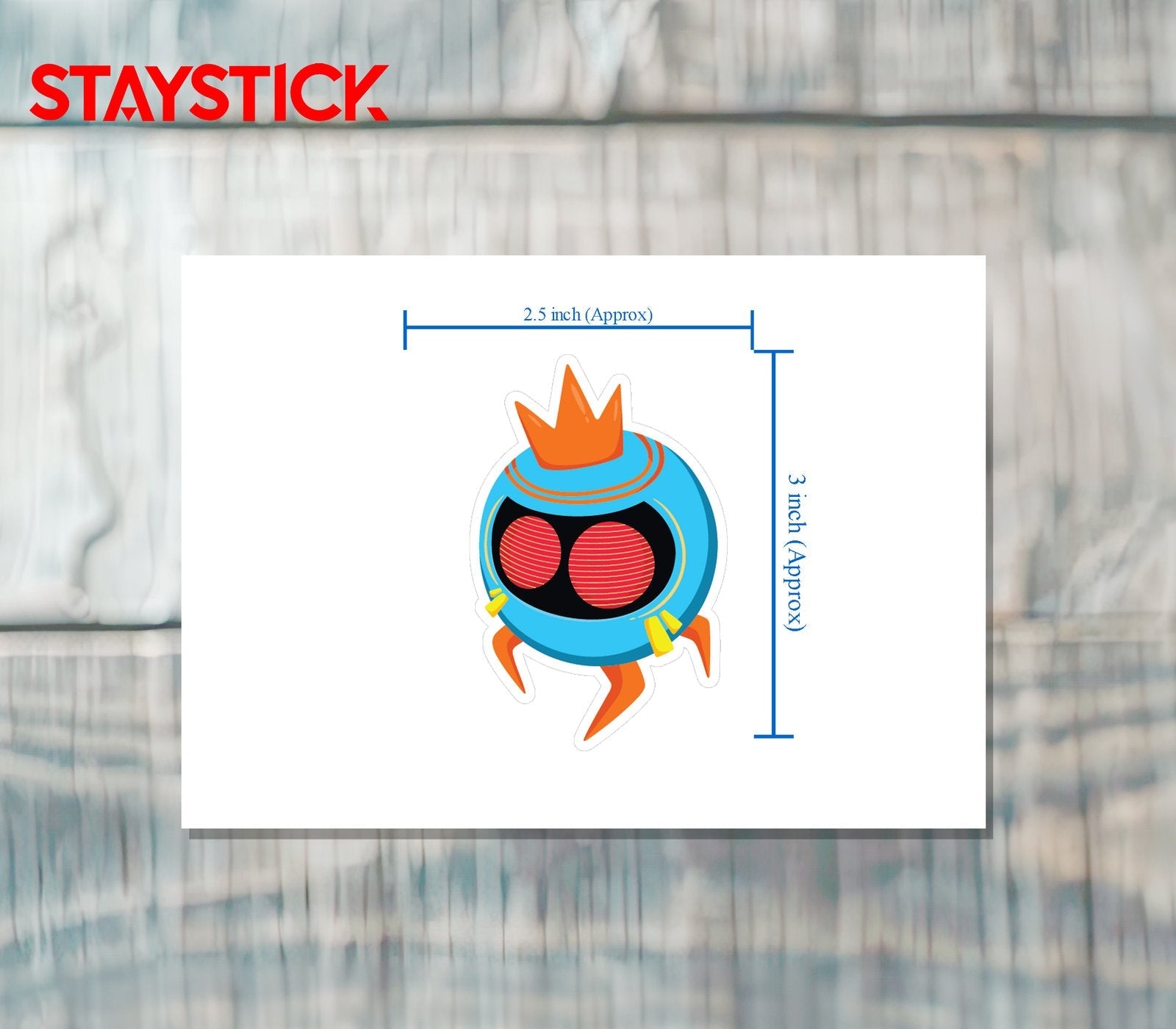 ALIAN STICKER Premium Vinyl Sticker