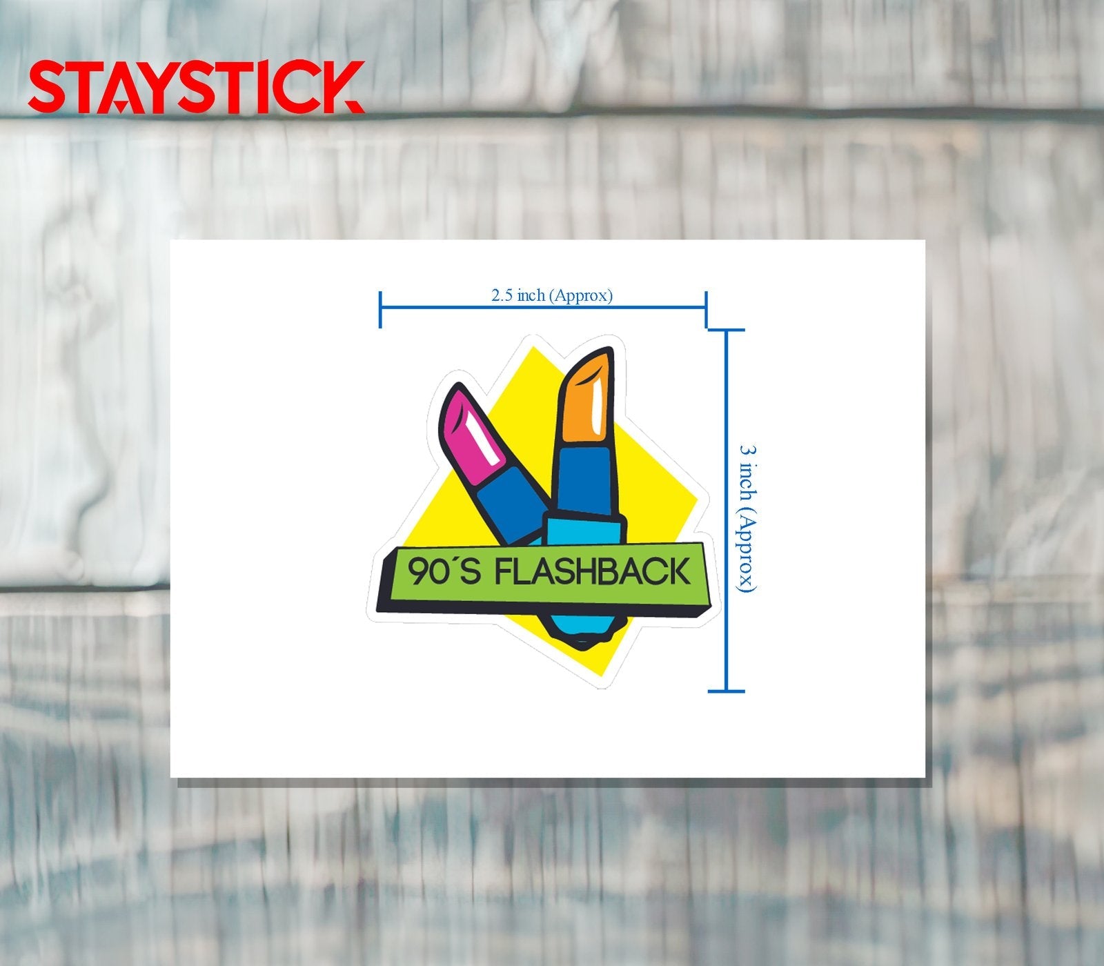 LIPSTICK STICKER Premium Vinyl Sticker