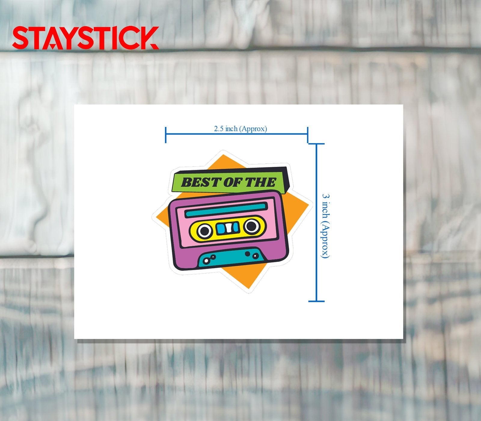 RADIO STICKER Premium Vinyl Sticker