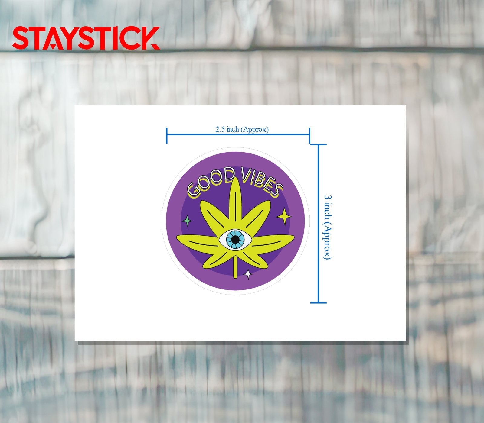 FLOWER STICKER Premium Vinyl Sticker