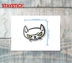 ANGRY CAT STICKER Premium Vinyl Sticker