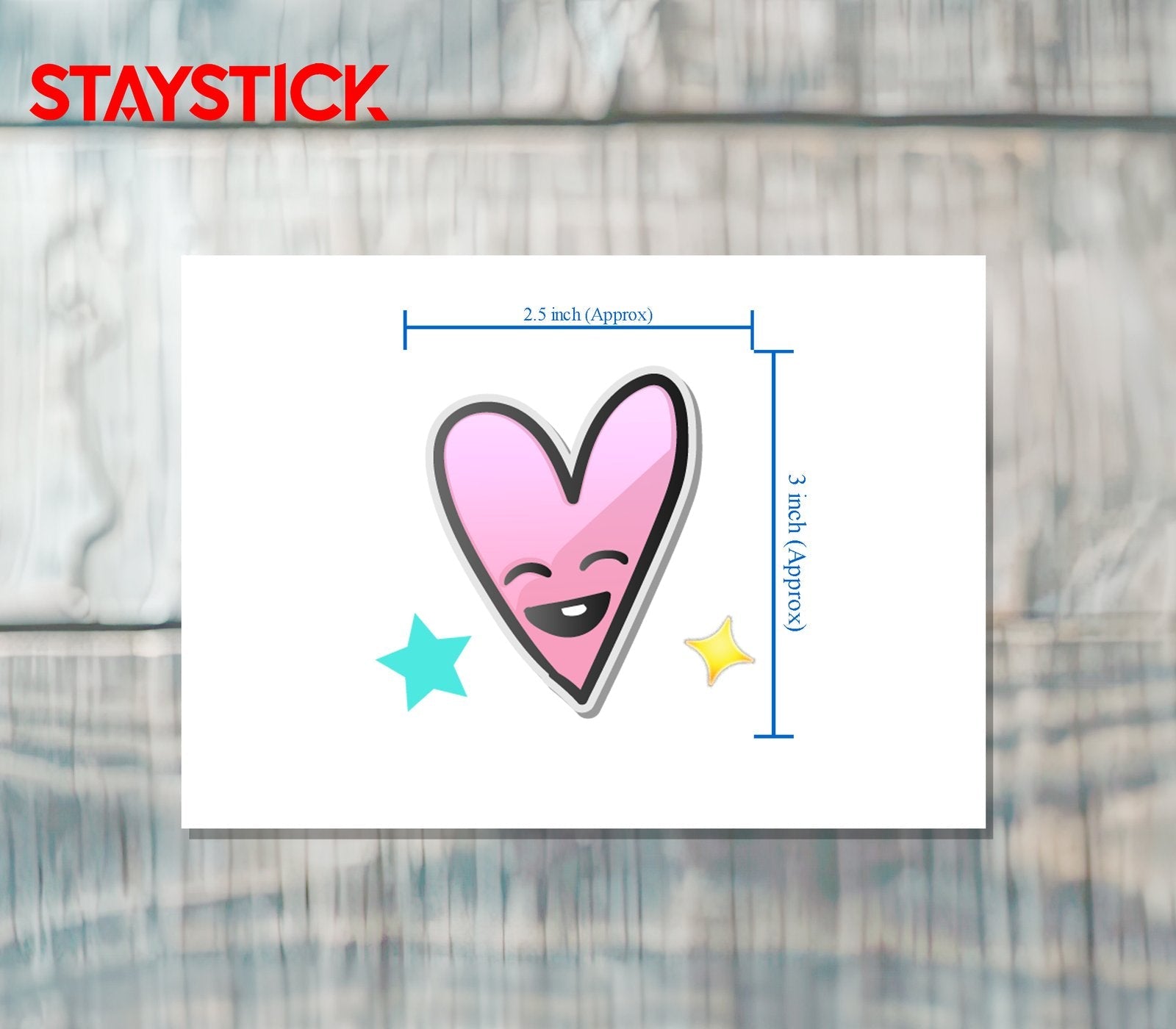 HEART STICKER Premium Vinyl Sticker