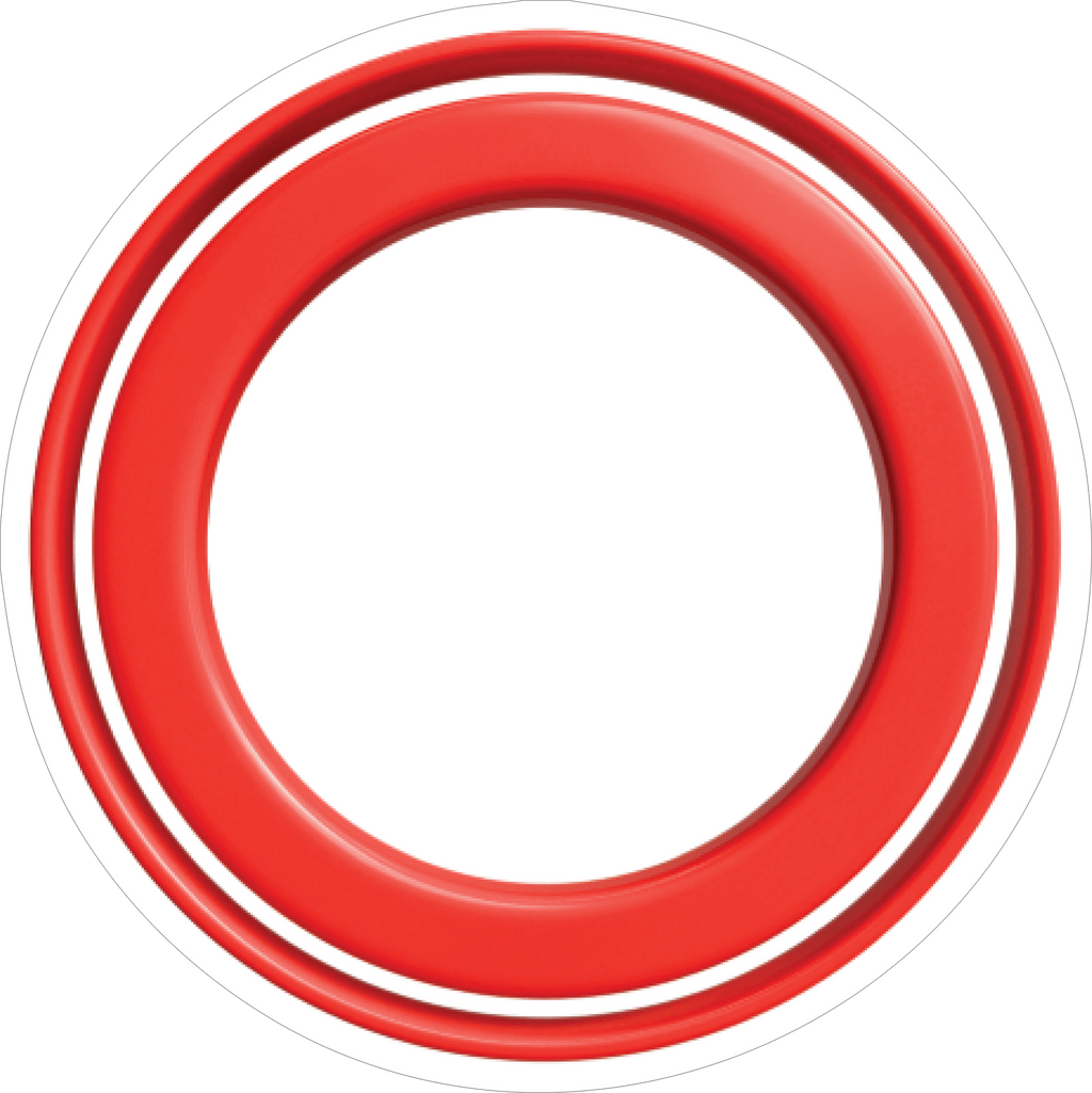 RED CIRCULER STICKER Safety Sticker