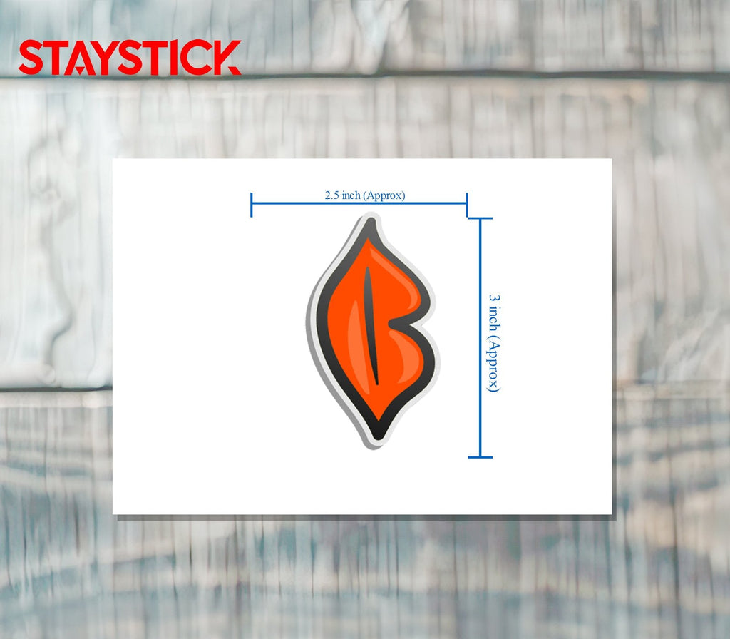 LIPS EMOJI STICKER Premium Vinyl Sticker