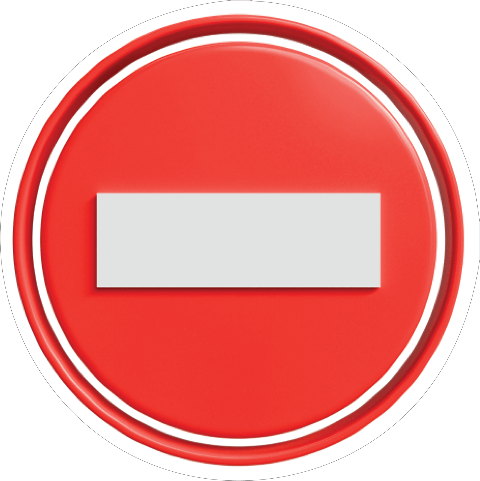 RED CIRCULER STICKER Safety Sticker