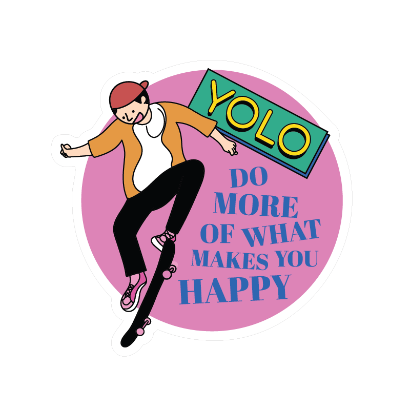 YOLO STICKER Premium Vinyl Sticker