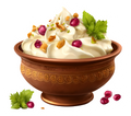 Whipped Cream Dessert Sticker Premium Vinyl Sticker