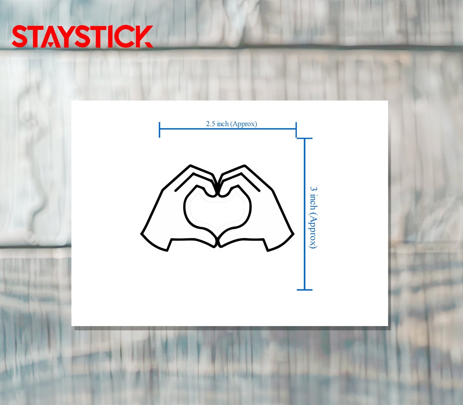HEART STICKER Premium Vinyl Sticker