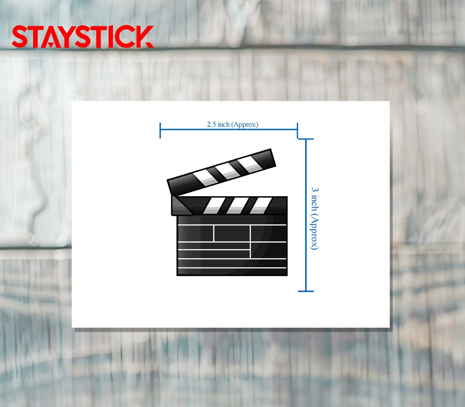 ACTION STICKER Premium Vinyl Sticker