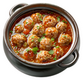 Sweet and Sour Meatballs Sticker Premium Vinyl Sticker