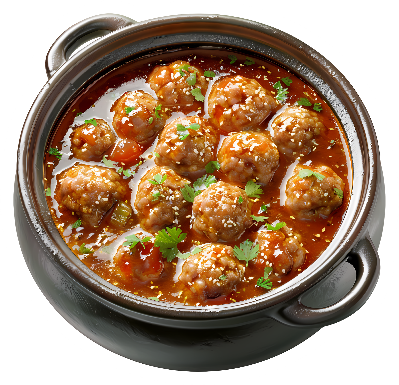 Sweet and Sour Meatballs Sticker Premium Vinyl Sticker
