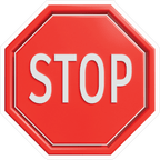 STOP SIGN STICKER Premium Vinyl Sticker