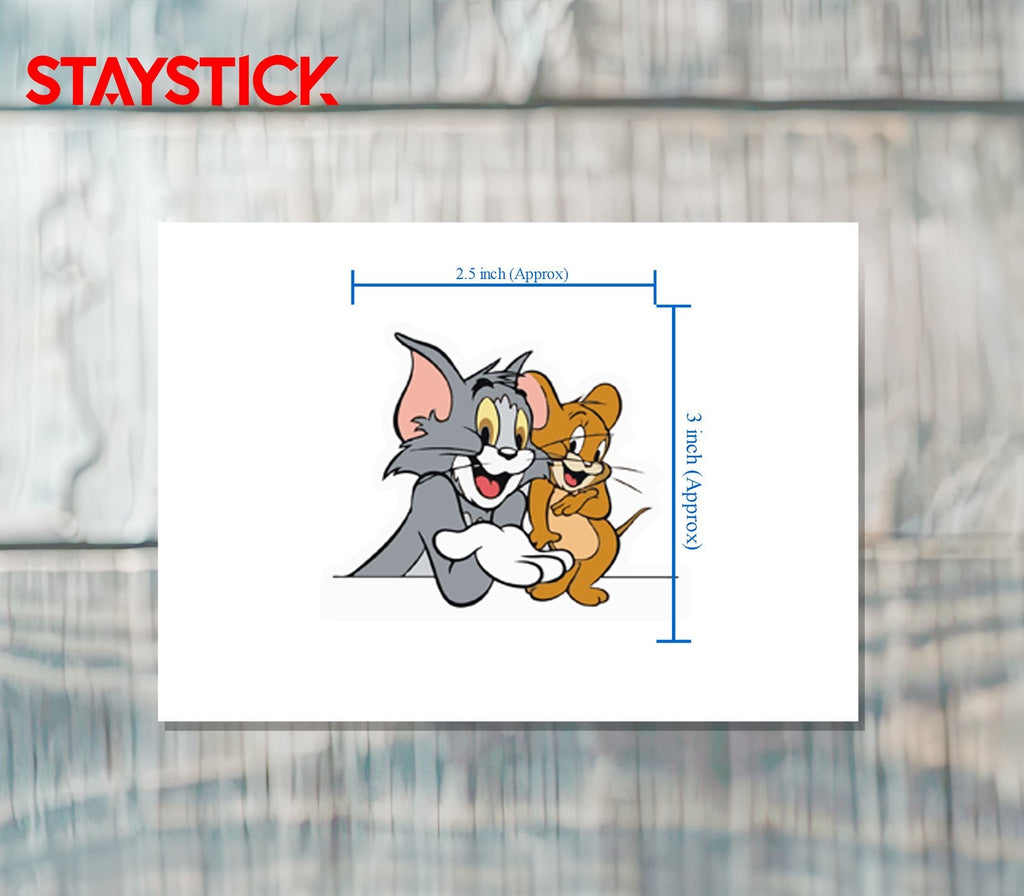 TOM N JERRY STICKER Premium Vinyl Sticker