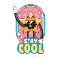 STAY COOL STICKER Metalized Sticker
