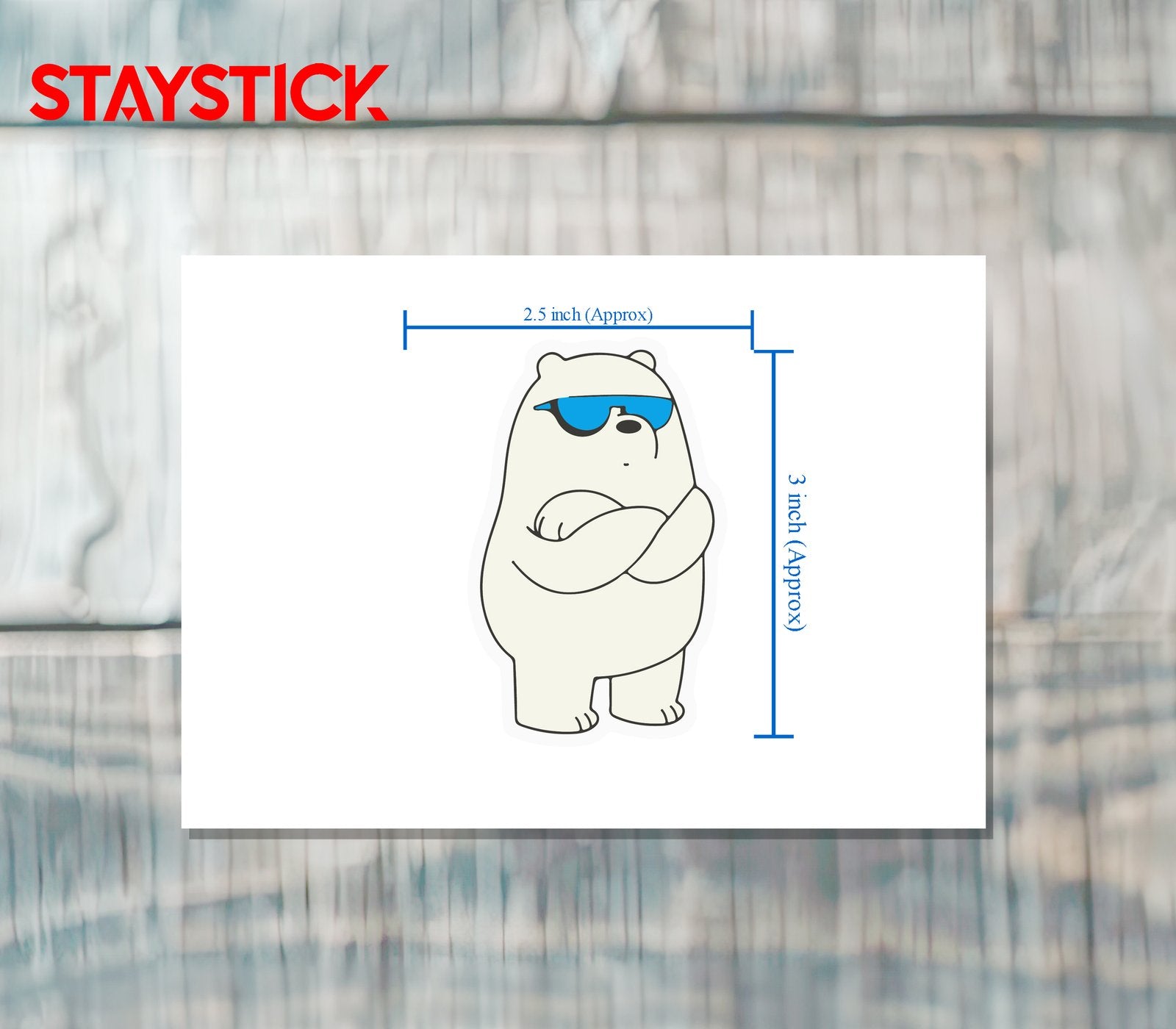 PANDA STICKER Premium Vinyl Sticker
