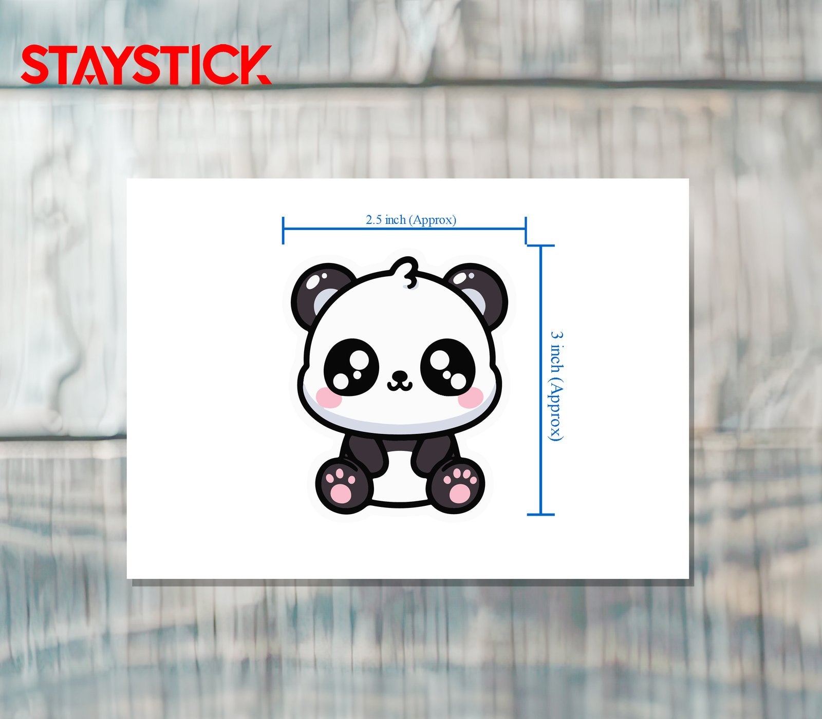 CUTE PANDA STICKER Premium Vinyl Sticker