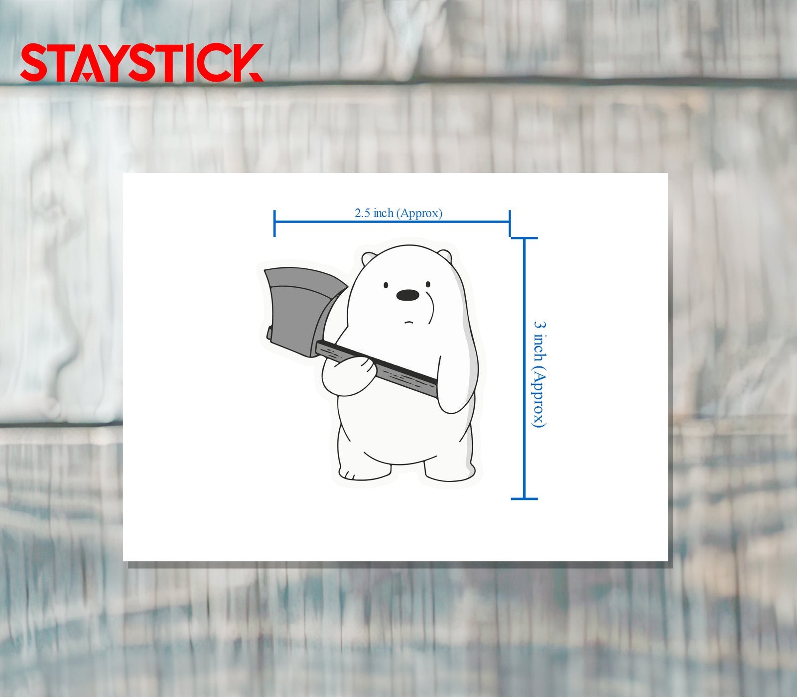 PANDA STICKER Premium Vinyl Sticker