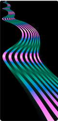 Neon Wave Mobile Skin