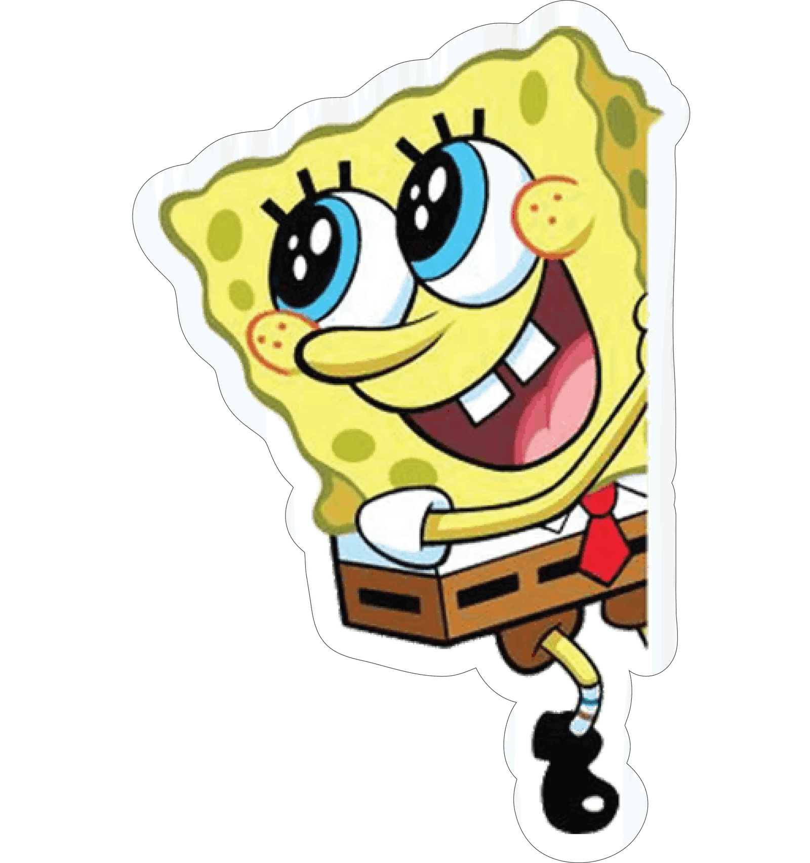 Spongebob Squarepants Peek Sticker Premium Vinyl Sticker