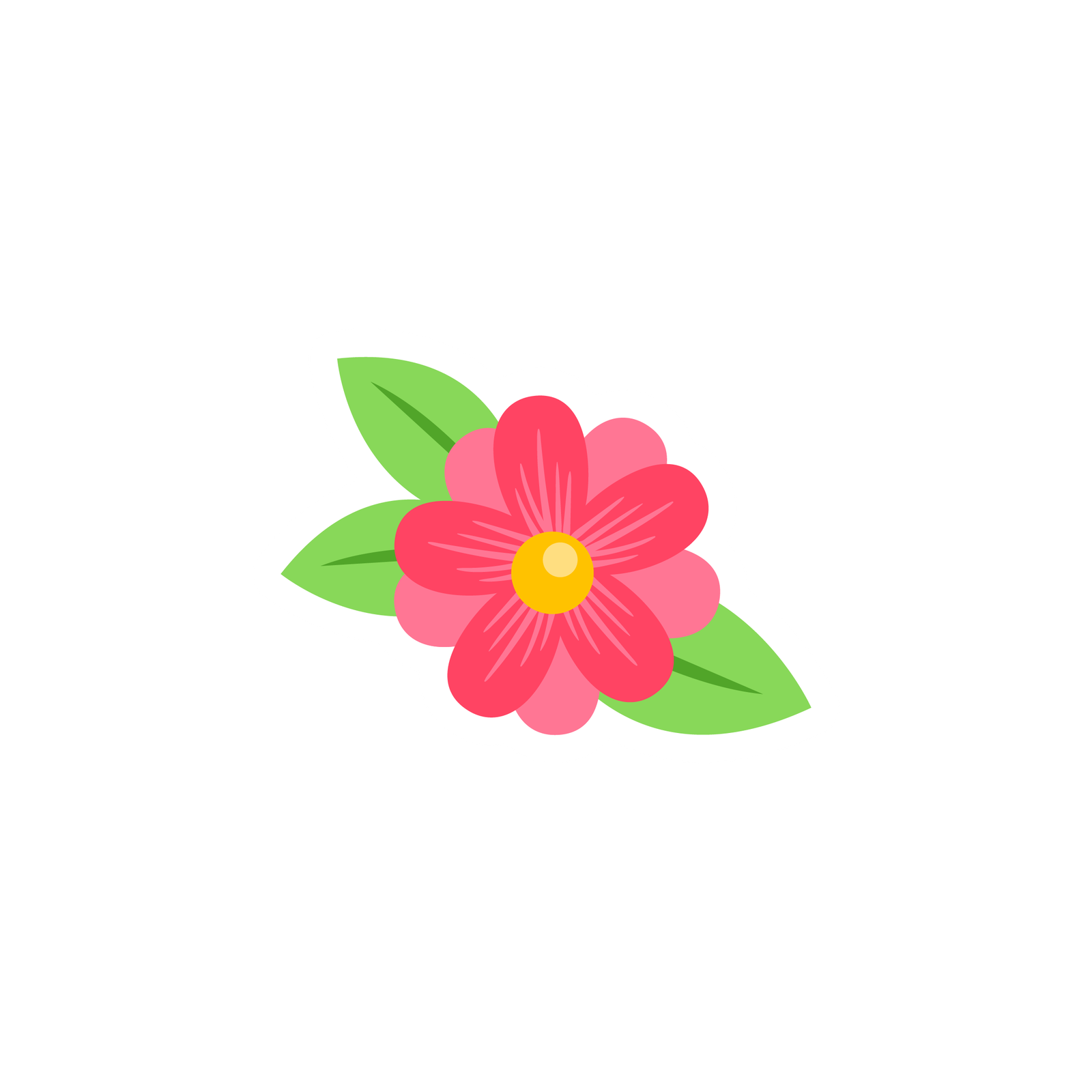 FLOWER STICKER Premium Vinyl Sticker