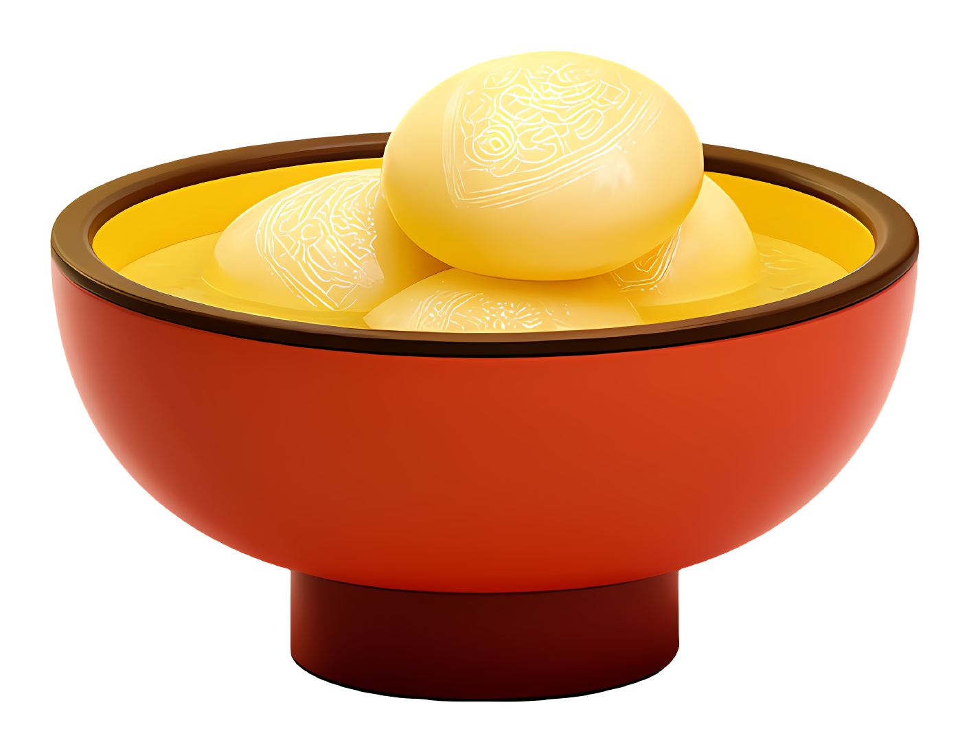 Rasgulla Sticker 3D Premium Sticker