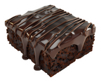 Chocolate Fudge Brownie Sticker Premium Vinyl Sticker
