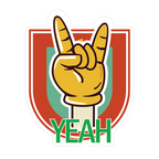 YEAH STICKER Metalized Sticker