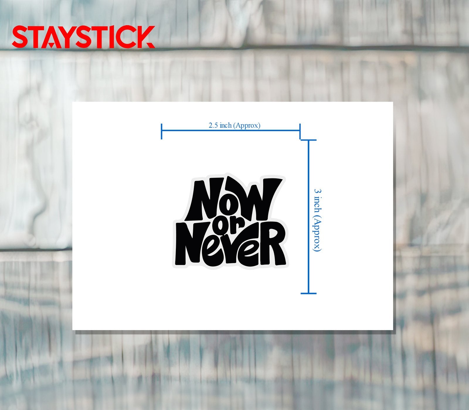 NON STICKER Premium Vinyl Sticker
