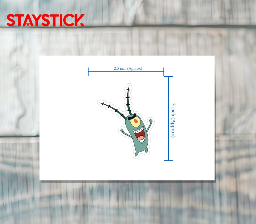 Plankton Sticker Premium Vinyl Sticker