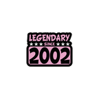 2002 STICKER Premium Vinyl Sticker