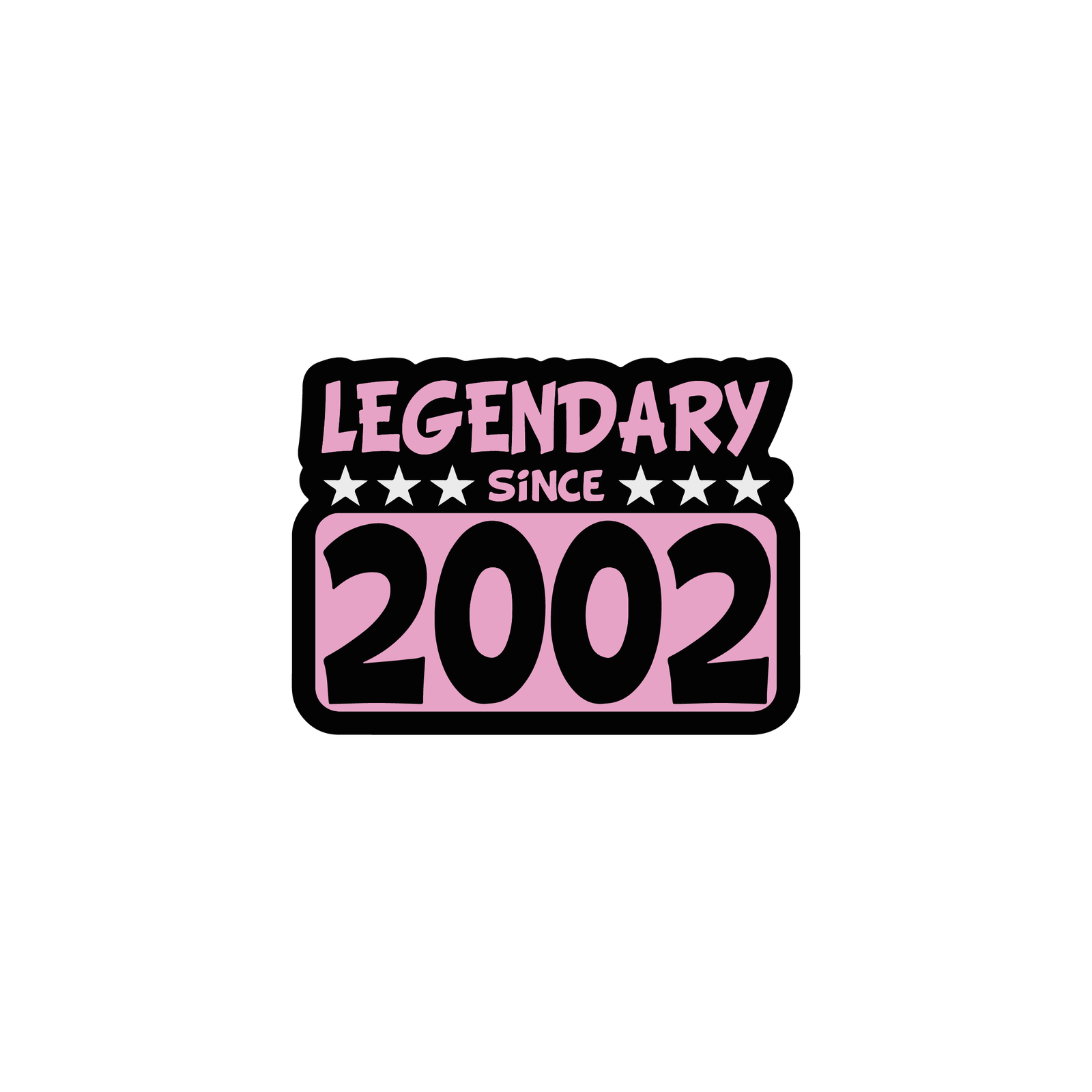 2002 STICKER Premium Vinyl Sticker