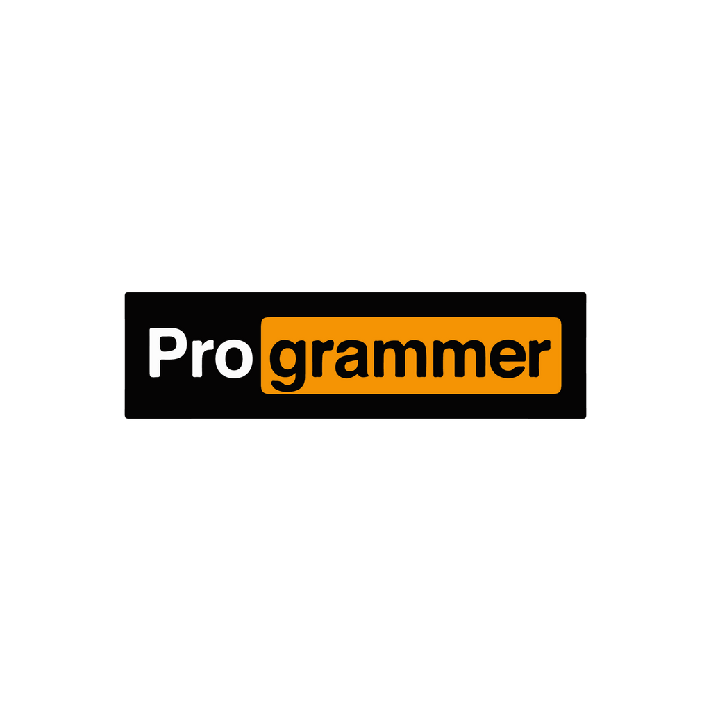 PROGRAMER STICKER Premium Vinyl Sticker