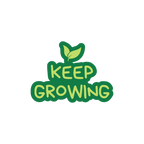 KEEP GROWING STICKER Premium Vinyl Sticker