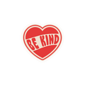 BE KIND STICKER Metalized Sticker