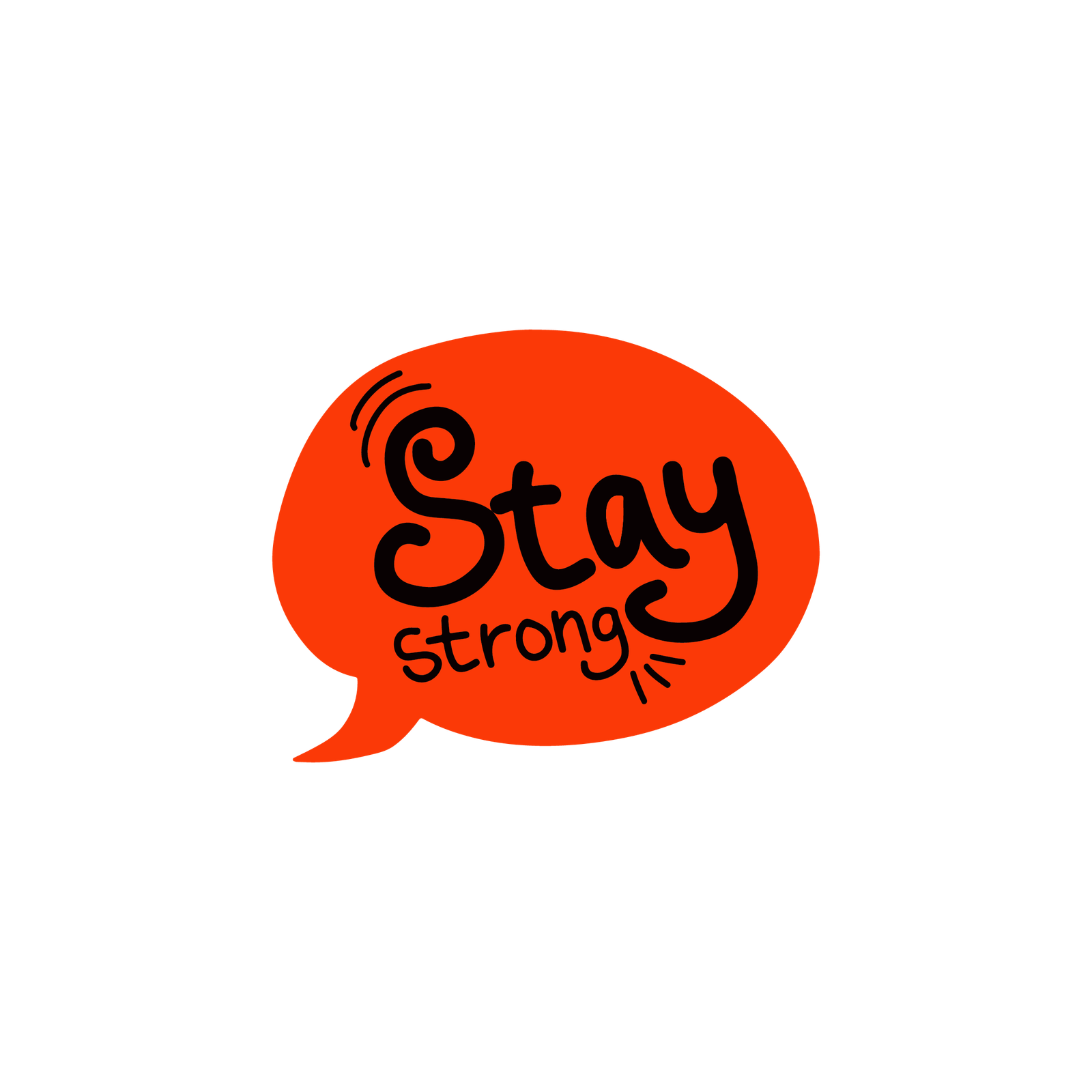 STAY STICKER Premium Vinyl Sticker