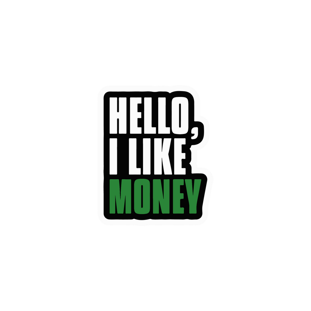 HELLO STICKER Premium Vinyl Sticker
