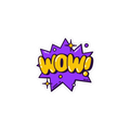 WOW STICKER Metalized Sticker