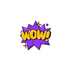 WOW STICKER Metalized Sticker