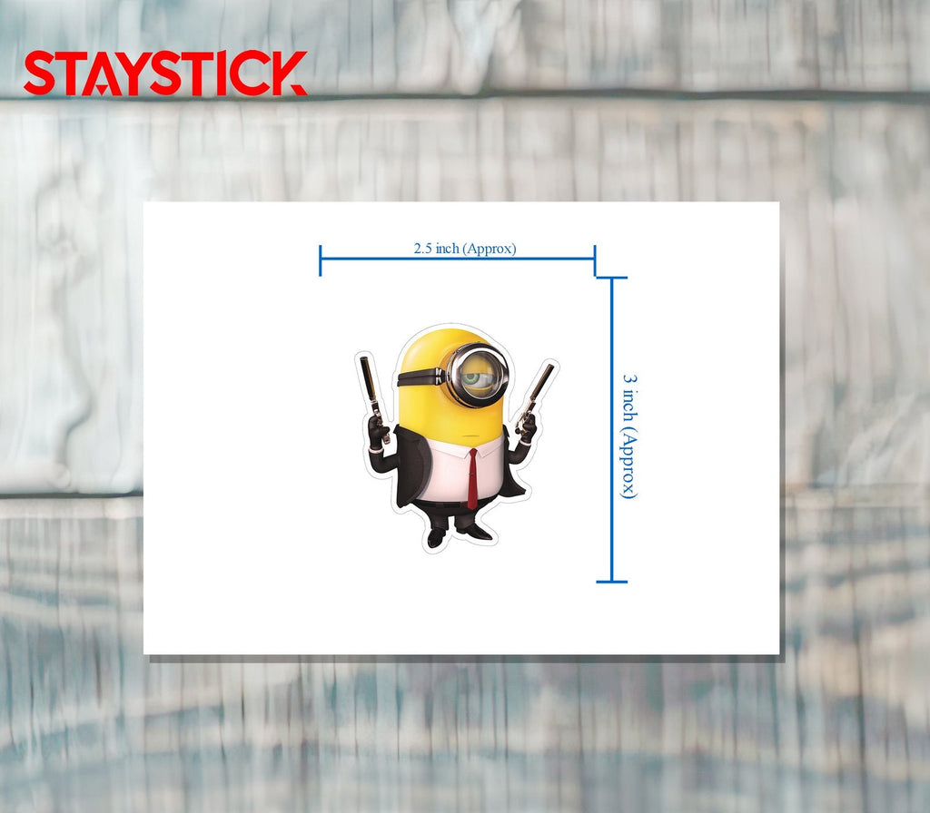 Hitman Minion Sticker Premium Vinyl Sticker