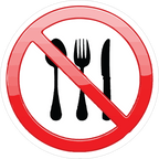 NO EATING STICKER Premium Vinyl Sticker